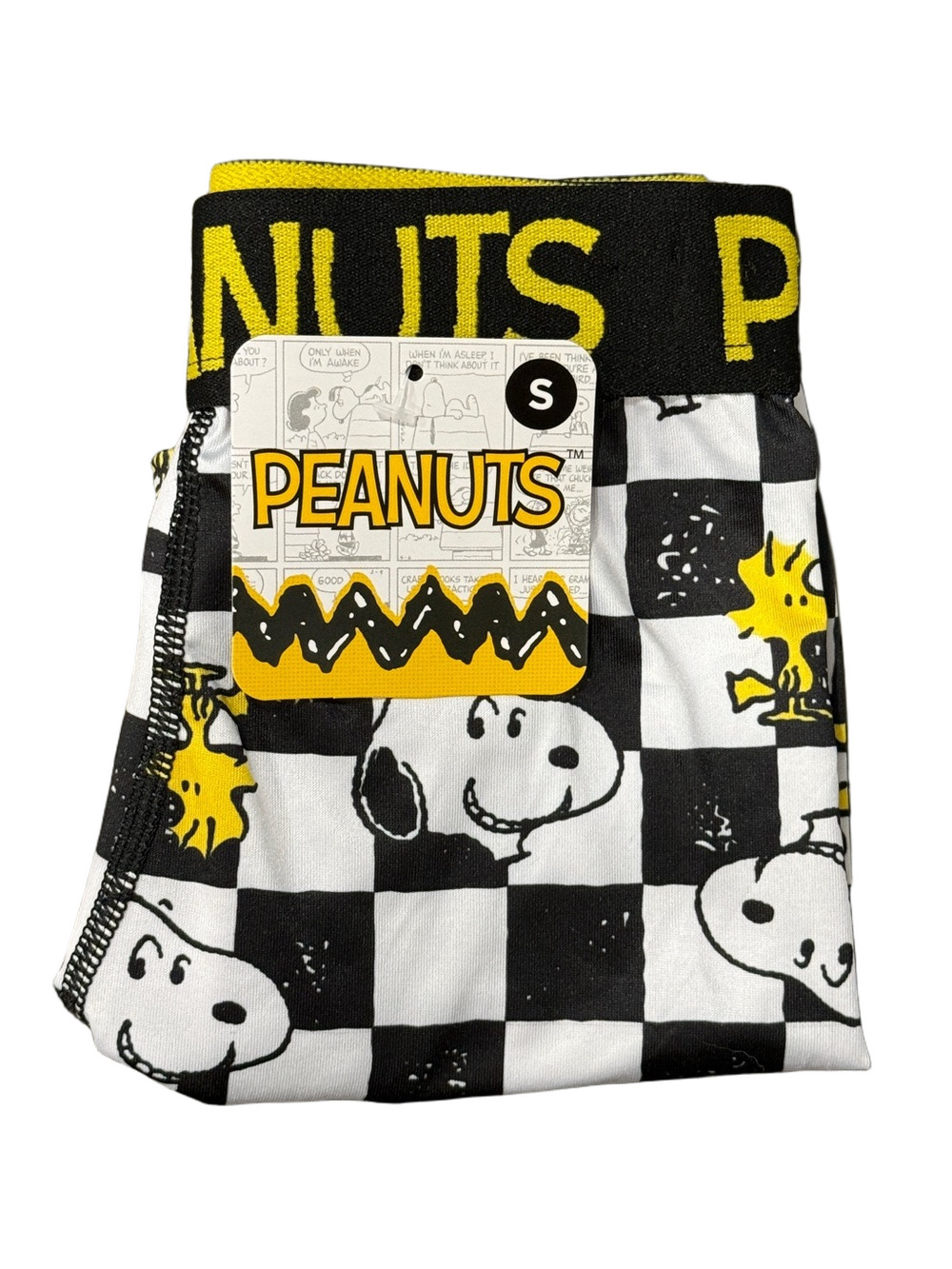 Mens Peanuts Snoopy & Woodstock Licensed Boxer Briefs - Size Small - NWT